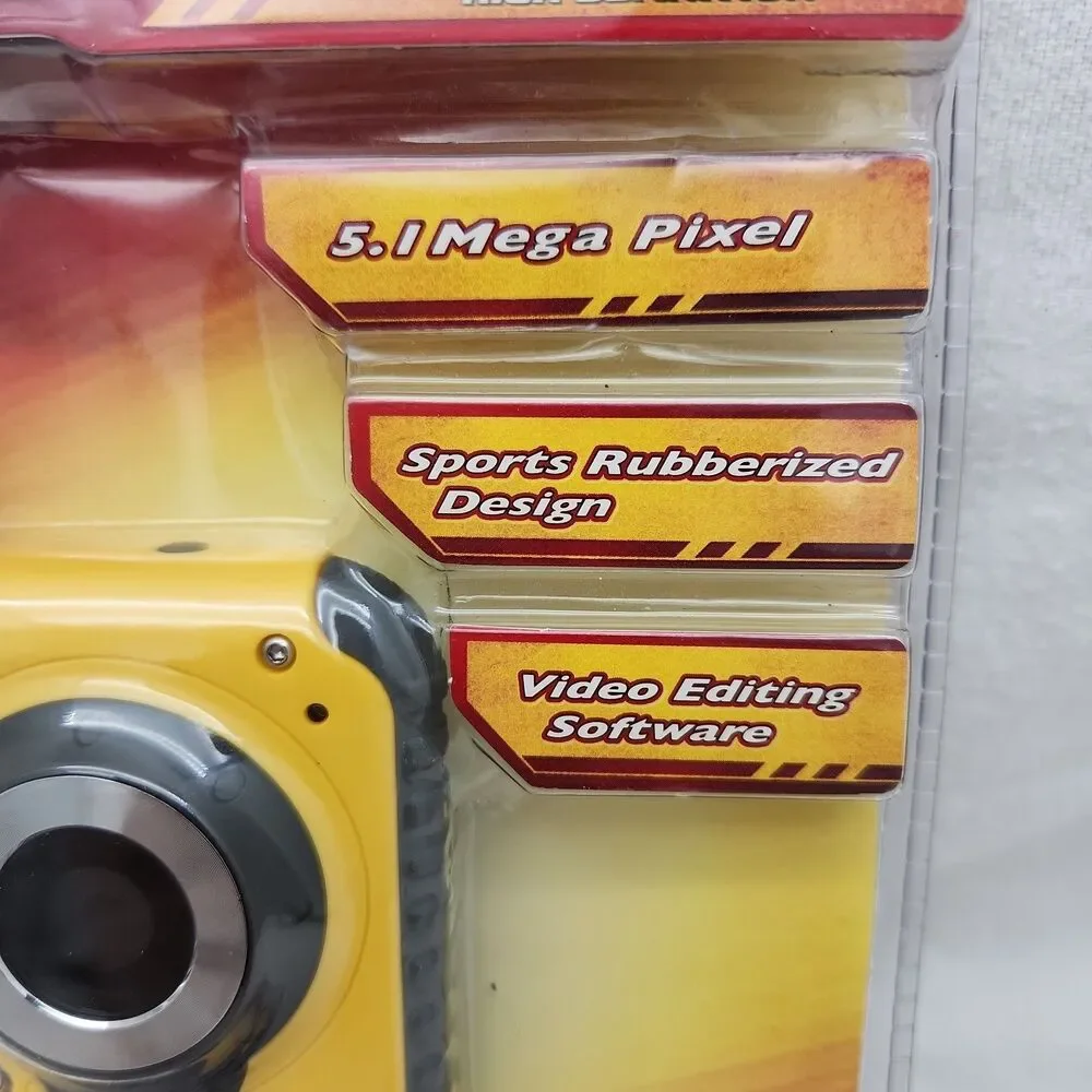 Camcorder Nerf Digital Sports 5.1 MEGA Pixel HD Mic Editing Software 2012 NEW